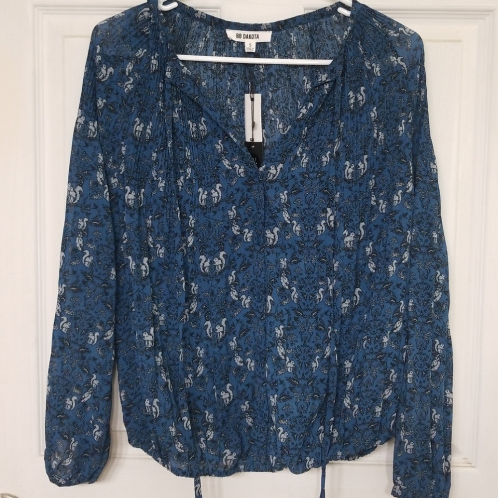 BB Dakota Sheer Top Size Small